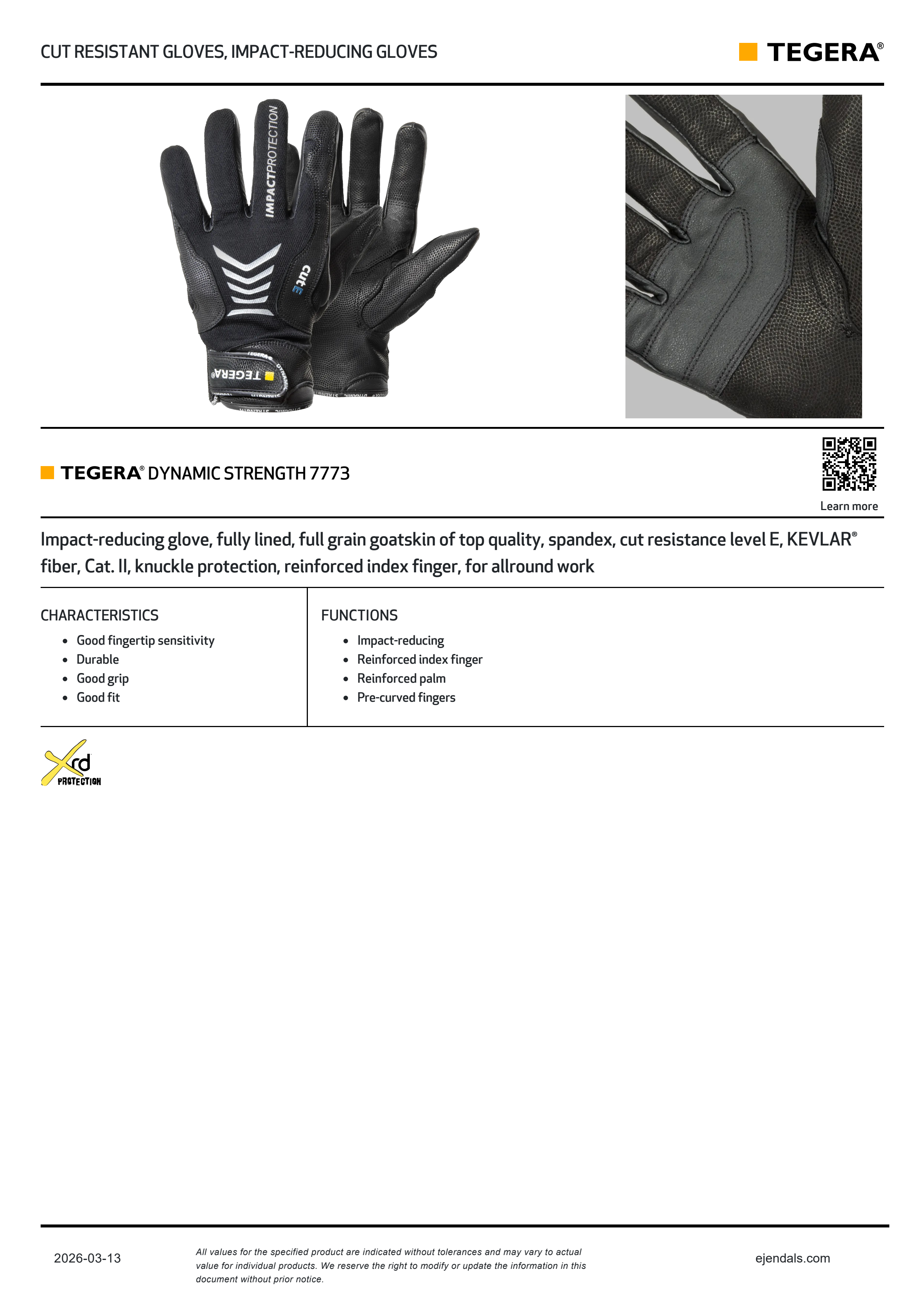 TEGERA Dynamic Strength 7773