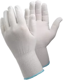 Guanti in cotone orlato - tg.s misura 7