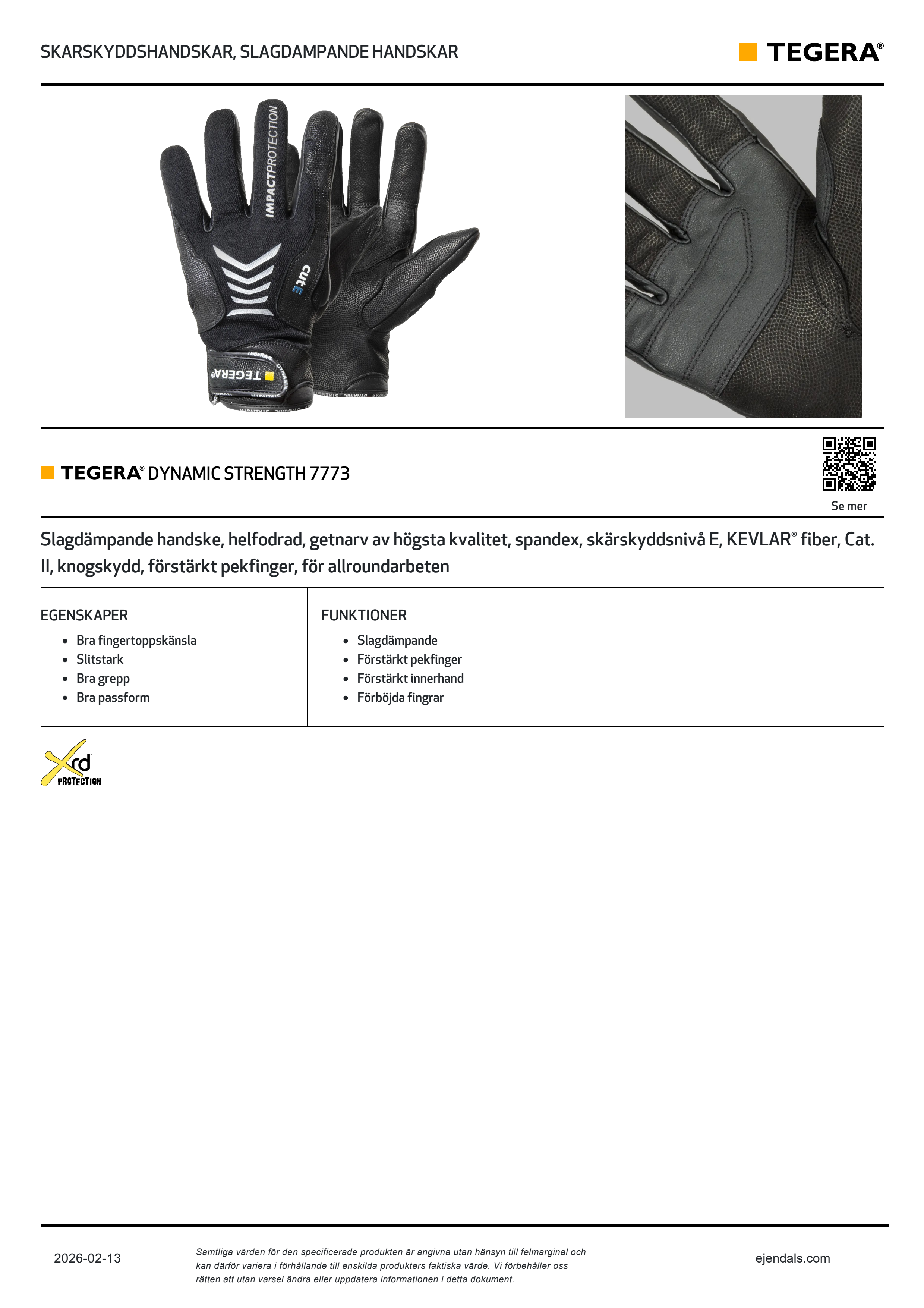 TEGERA Dynamic Strength 7773