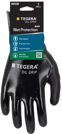 Synthetic glove TEGERA Oil Grip 8853R Product image