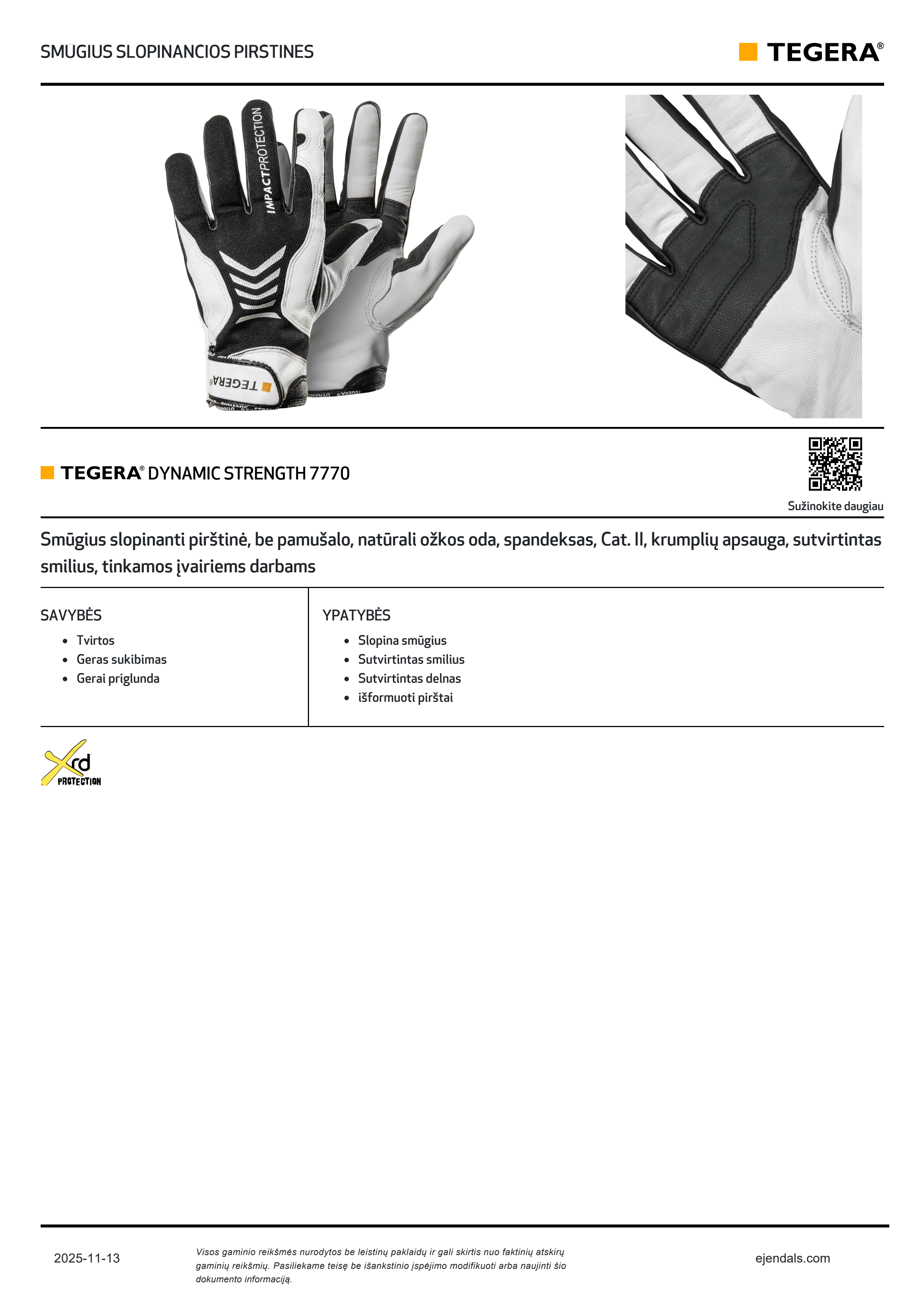 TEGERA Dynamic Strength 7770