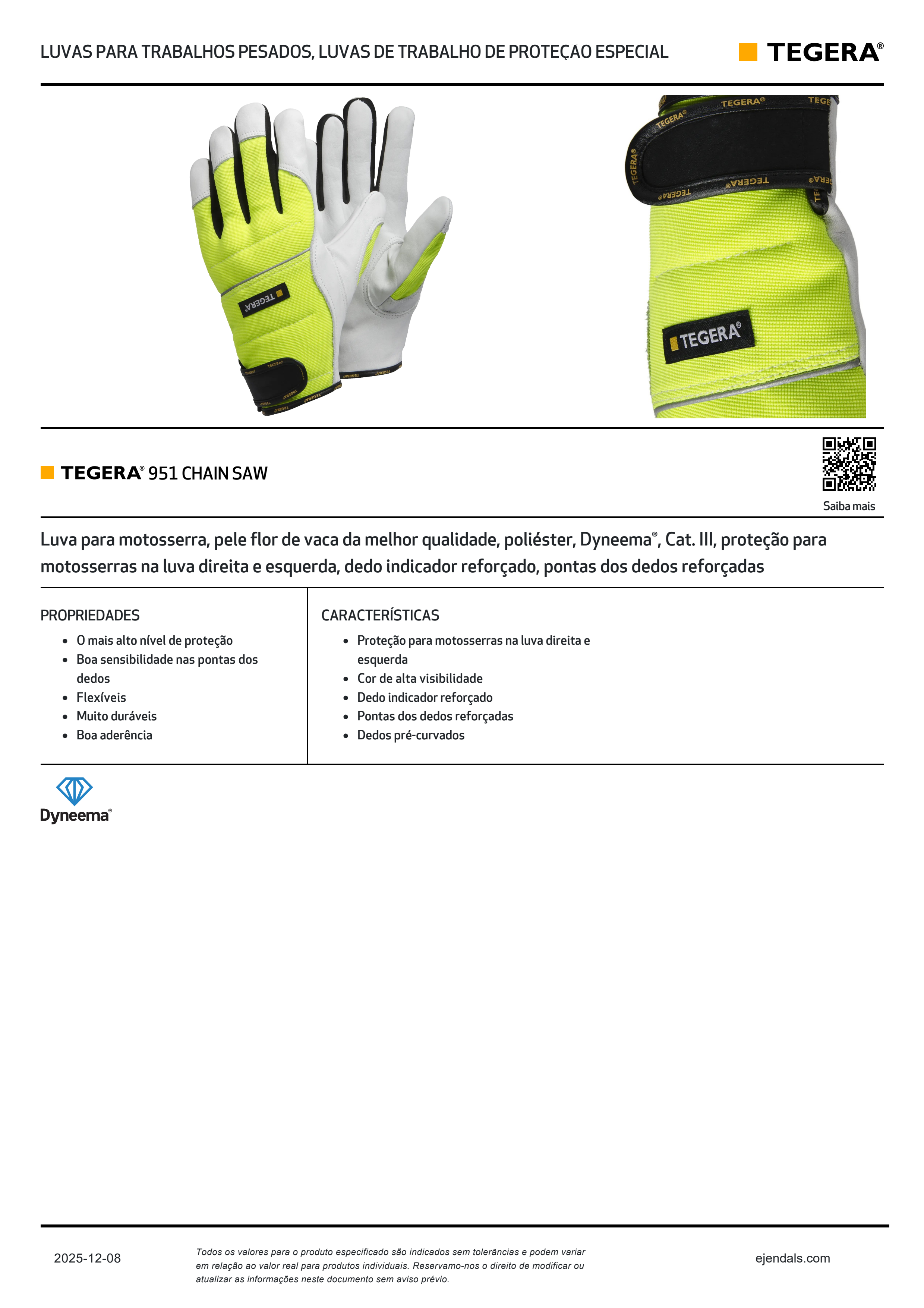 TEGERA 951 CHAIN SAW